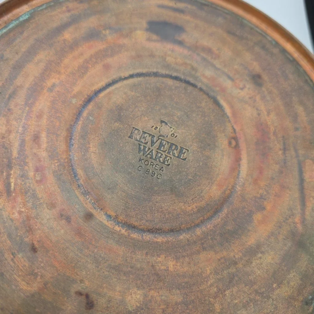 REVERE WARE Copper Bottom Stainless Steel Tea Kettle VTG Whistling
